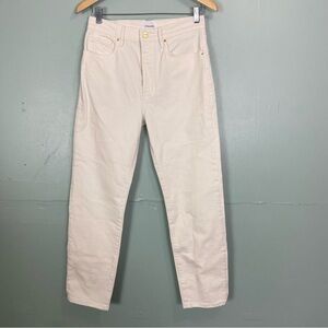 FRAME Le Original Straight‎ Jeans In Ecru Cream Size 28